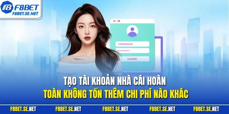 Tạo tài khoản nhà cái hoàn toàn không tốn thêm chi phí nào khác