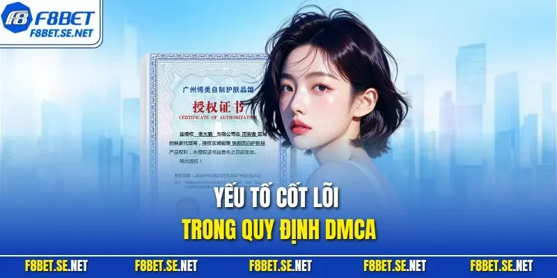 Yếu tố cốt lõi trong quy định DMCA